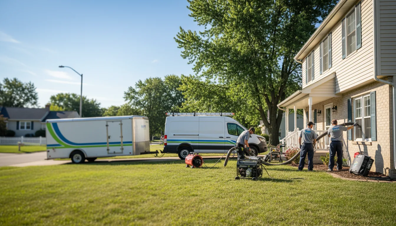 Flooded Basement Restoration And Cleanup With Repair in Owego, NY near me